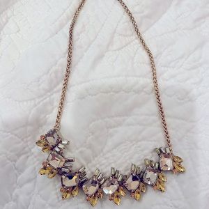 Banana Republic gold & stones necklace